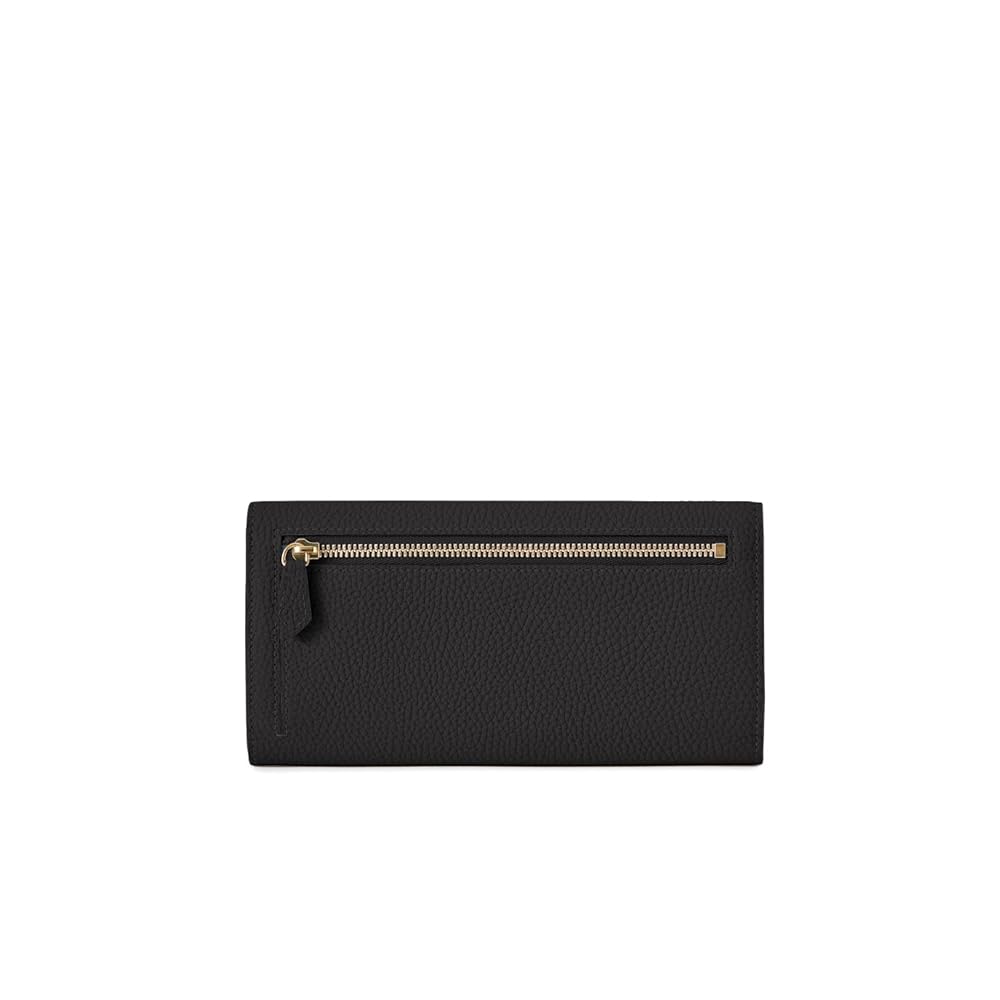 【美品】BONAVENTURA 長財布 シュリンクレザー ブラック エンベロープ BONAVENTURA ボナベンチュラ 長財布 エンベロープ シュリンク